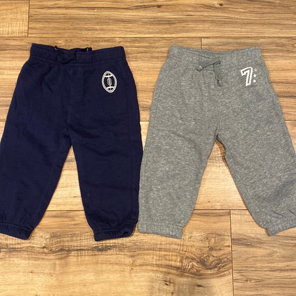 Jumping Beans Set Of 2 Pull On Fleece Sweatpants. NWOT